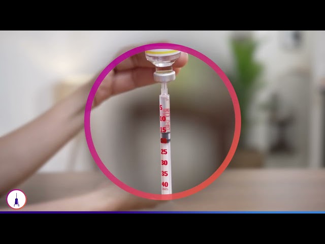 How To Inject Insulin with Syring English