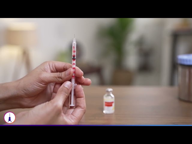 How to inject short & intermediate acting insulin using same syringe Marathi